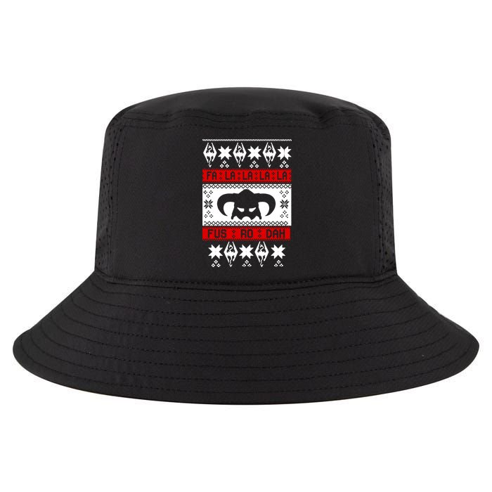 Fa La La La La Fus RO Dah Ugly Christmas Cool Comfort Performance Bucket Hat