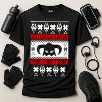 Fa La La La La Fus RO Dah Ugly Christmas Cooling Performance Crew T-Shirt