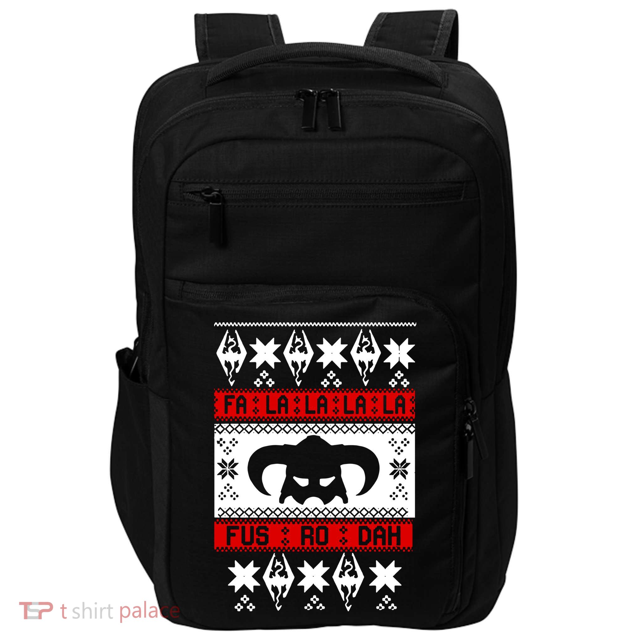 Fa La La La La Fus RO Dah Ugly Christmas Impact Tech Backpack