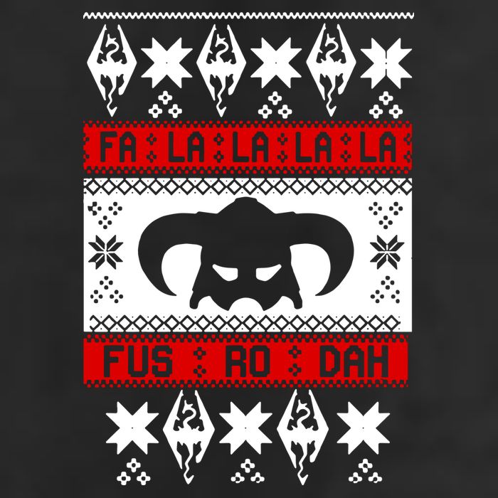 Fa La La La La Fus RO Dah Ugly Christmas Adult Drive Performance Visor