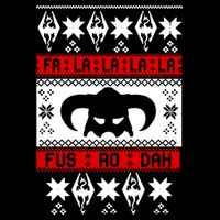 Fa La La La La Fus RO Dah Ugly Christmas Wool Snapback Cap