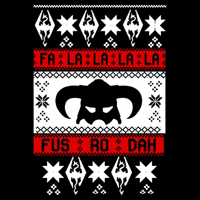 Fa La La La La Fus RO Dah Ugly Christmas Wool Snapback Cap