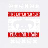 Fa La La La La Fus RO Dah Ugly Christmas Garment-Dyed Sweatshirt