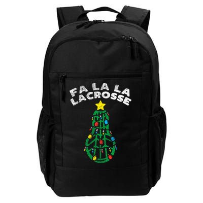 Fa La Lacrosse Christmas Lax Player Goalie Team Backpack