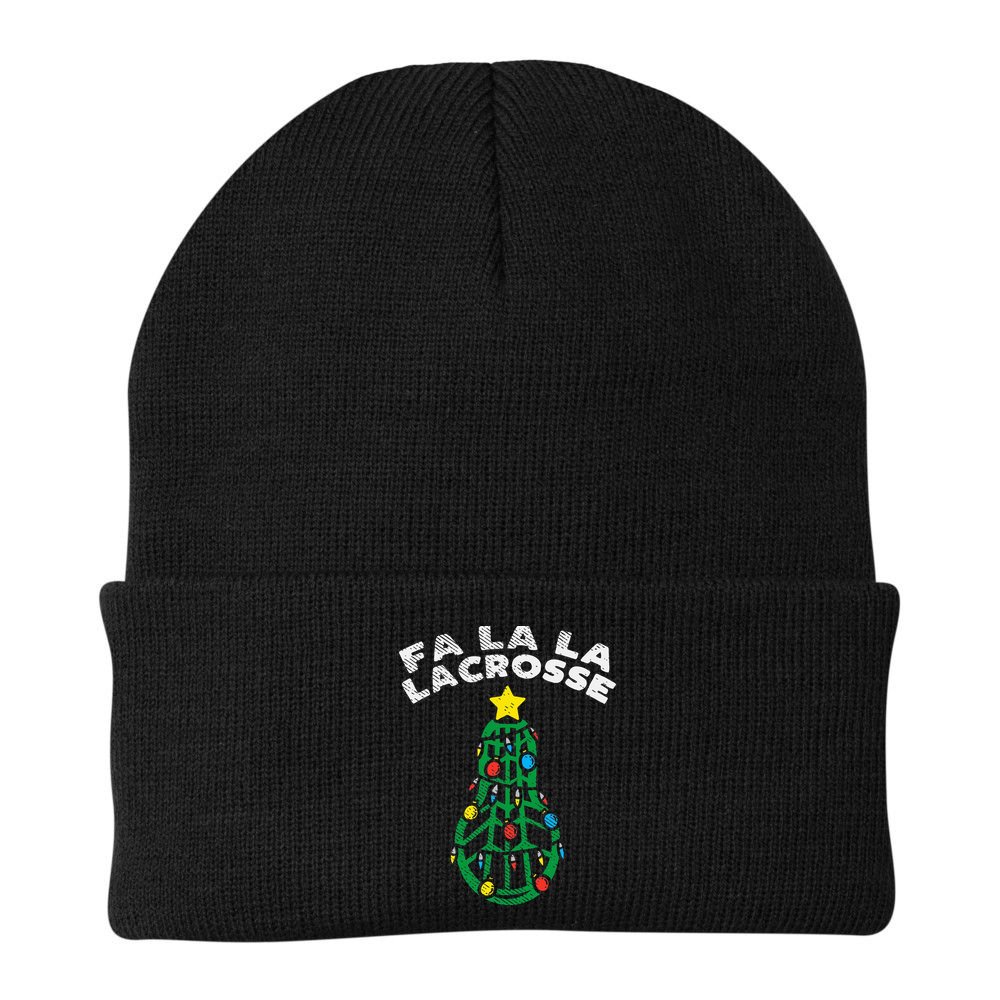 Fa La Lacrosse Christmas Lax Player Goalie Team Beanie