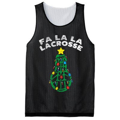 Fa La Lacrosse Christmas Lax Player Goalie Team Mesh Reversible Basketball Jersey Tank