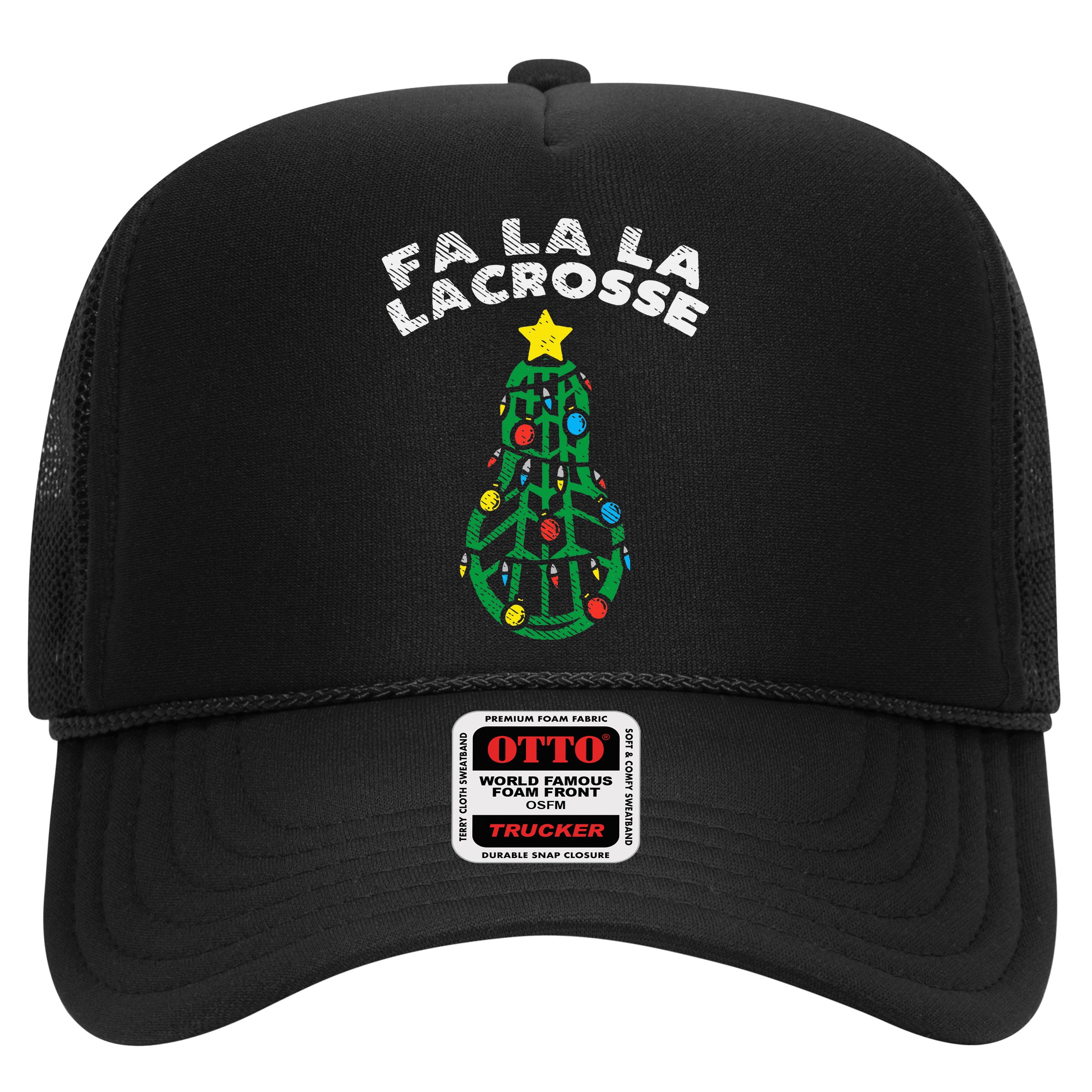Fa La Lacrosse Christmas Lax Player Goalie Team Hat