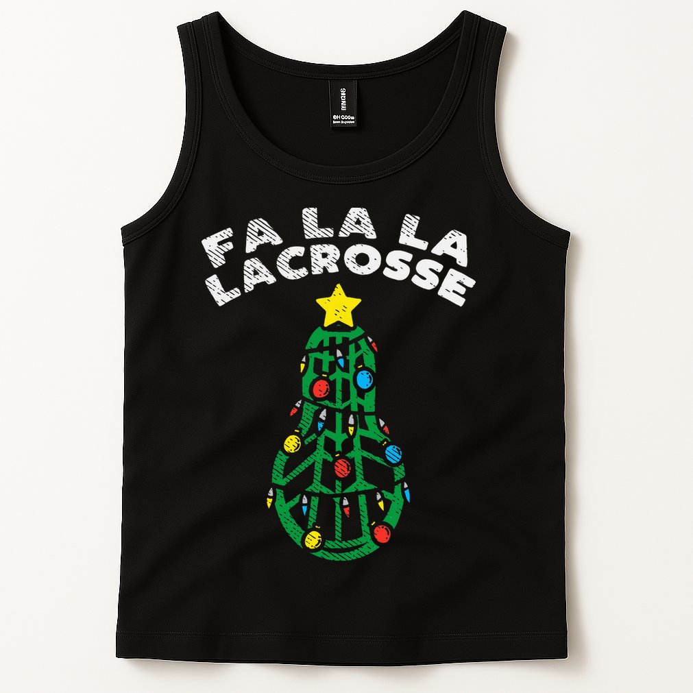 Fa La Lacrosse Christmas Lax Player Goalie Team Tank Top