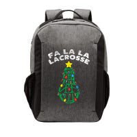 Fa La Lacrosse Christmas Lax Player Goalie Team Vector Backpack