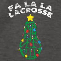 Fa La Lacrosse Christmas Lax Player Goalie Team Vector Backpack