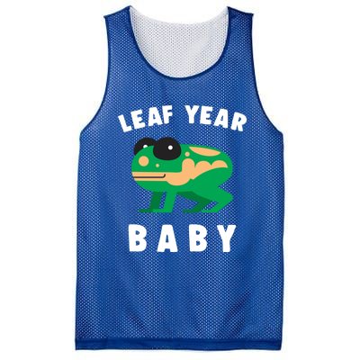 Frog Lovers Leaf Year Leaf Birthday Jumping Funny Gift Mesh Reversible Basketball Jersey Tank