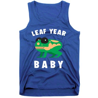 Frog Lovers Leaf Year Leaf Birthday Jumping Funny Gift Tank Top