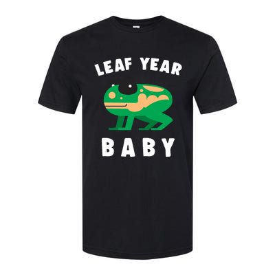 Frog Lovers Leaf Year Leaf Birthday Jumping Funny Gift Softstyle CVC T-Shirt