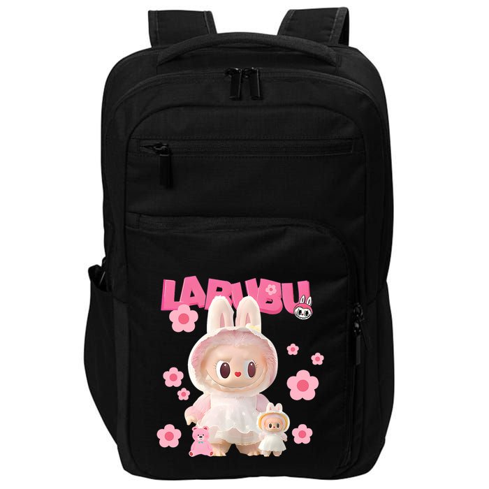 Funny Labubu Lover Cute Labubu The Monsters Impact Tech Backpack