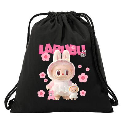 Funny Labubu Lover Cute Labubu The Monsters Drawstring Bag