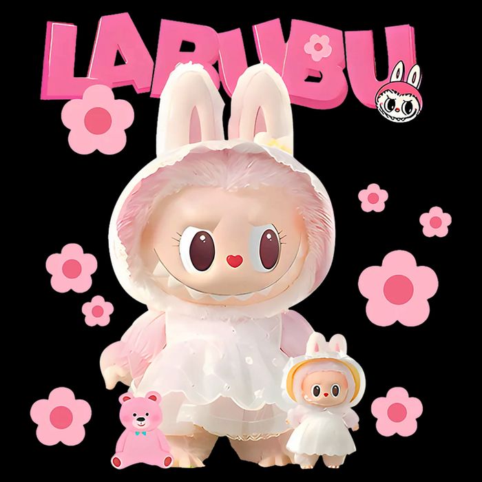 Funny Labubu Lover Cute Labubu The Monsters 16 in Basic Backpack