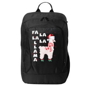 Fa La La Llama Santa Christmas Funny Gift Xmas City Backpack