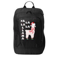 Fa La La Llama Santa Christmas Funny Gift Xmas City Backpack