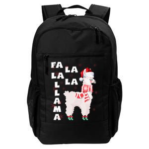 Fa La La Llama Santa Christmas Funny Gift Xmas Daily Commute Backpack