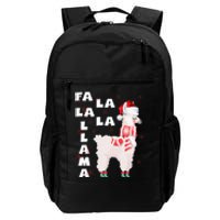 Fa La La Llama Santa Christmas Funny Gift Xmas Daily Commute Backpack