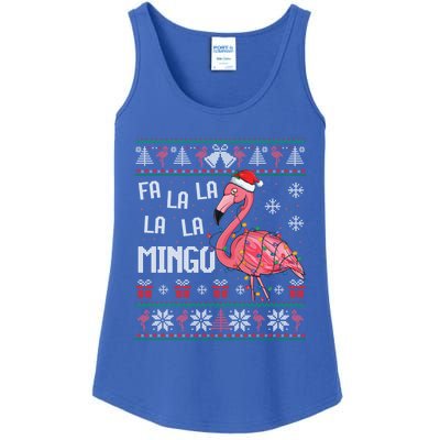 Fa La Lamingo Flamingo Lover Christmas Ugly Sweater Xmas Gift Ladies Essential Tank