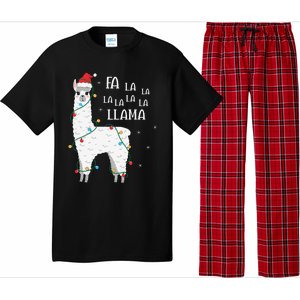 Fa La La Llama Christmas Lllama Essential Pajama Set