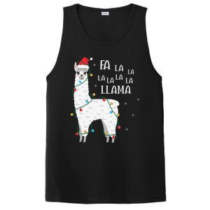 Fa La La Llama Christmas Lllama Essential PosiCharge Competitor Tank