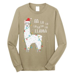 Fa La La Llama Christmas Lllama Essential Long Sleeve Shirt