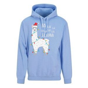 Fa La La Llama Christmas Lllama Essential Unisex Surf Hoodie