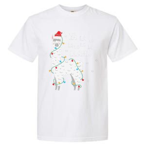 Fa La La Llama Christmas Lllama Essential Garment-Dyed Heavyweight T-Shirt