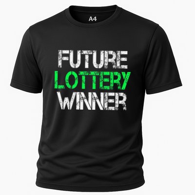 Funny Lottery Lover Scratch Off Future Lottery Winner Performance Shirt