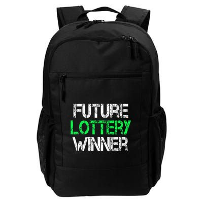 Funny Lottery Lover Scratch Off Future Lottery Winner Backpack