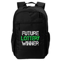 Funny Lottery Lover Scratch Off Future Lottery Winner Backpack