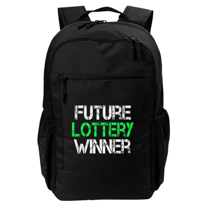 Funny Lottery Lover Scratch Off Future Lottery Winner Backpack