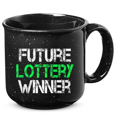Funny Lottery Lover Scratch Off Future Lottery Winner 15oz Campfire Ceramic Mug