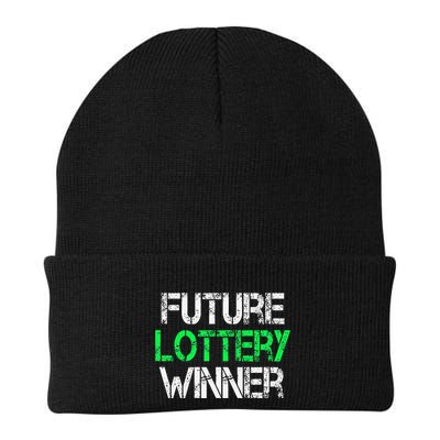 Funny Lottery Lover Scratch Off Future Lottery Winner Beanie