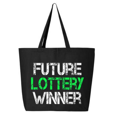 Funny Lottery Lover Scratch Off Future Lottery Winner 25L Jumbo Tote
