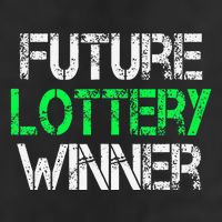 Funny Lottery Lover Scratch Off Future Lottery Winner Golf Towel