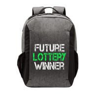 Funny Lottery Lover Scratch Off Future Lottery Winner Vector Backpack