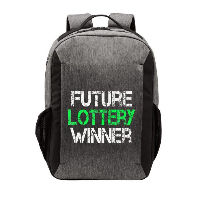 Funny Lottery Lover Scratch Off Future Lottery Winner Vector Backpack