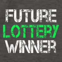 Funny Lottery Lover Scratch Off Future Lottery Winner Vector Backpack