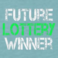 Funny Lottery Lover Scratch Off Future Lottery Winner Sueded Cloud Jersey T-Shirt