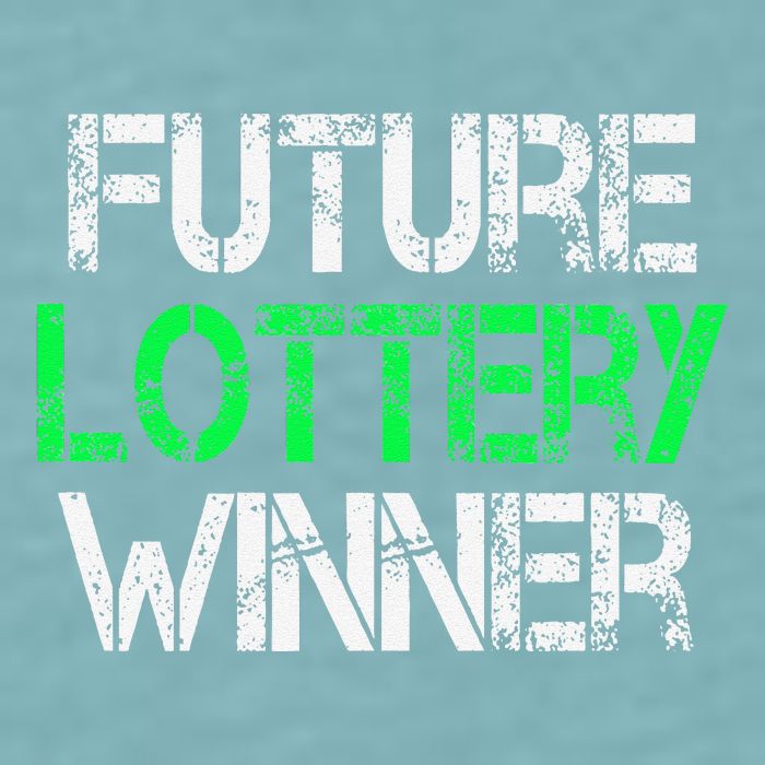 Funny Lottery Lover Scratch Off Future Lottery Winner Sueded Cloud Jersey T-Shirt