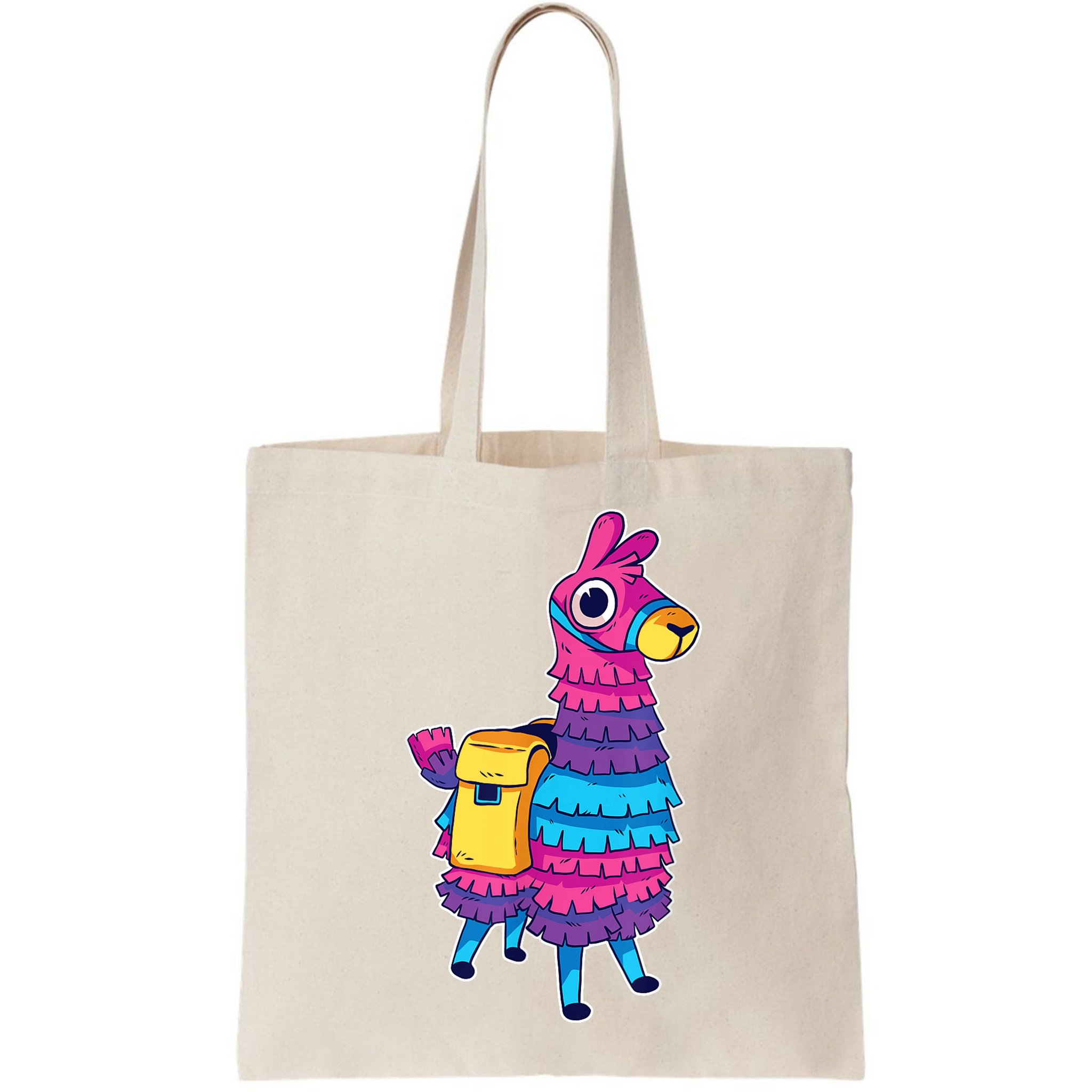 Funny Loot Llama Pinata With Yellow Saddlebag Bag
