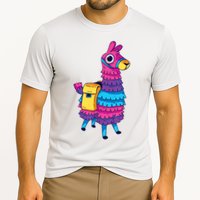 Funny Loot Llama Pinata With Yellow Saddlebag Performance Shirt