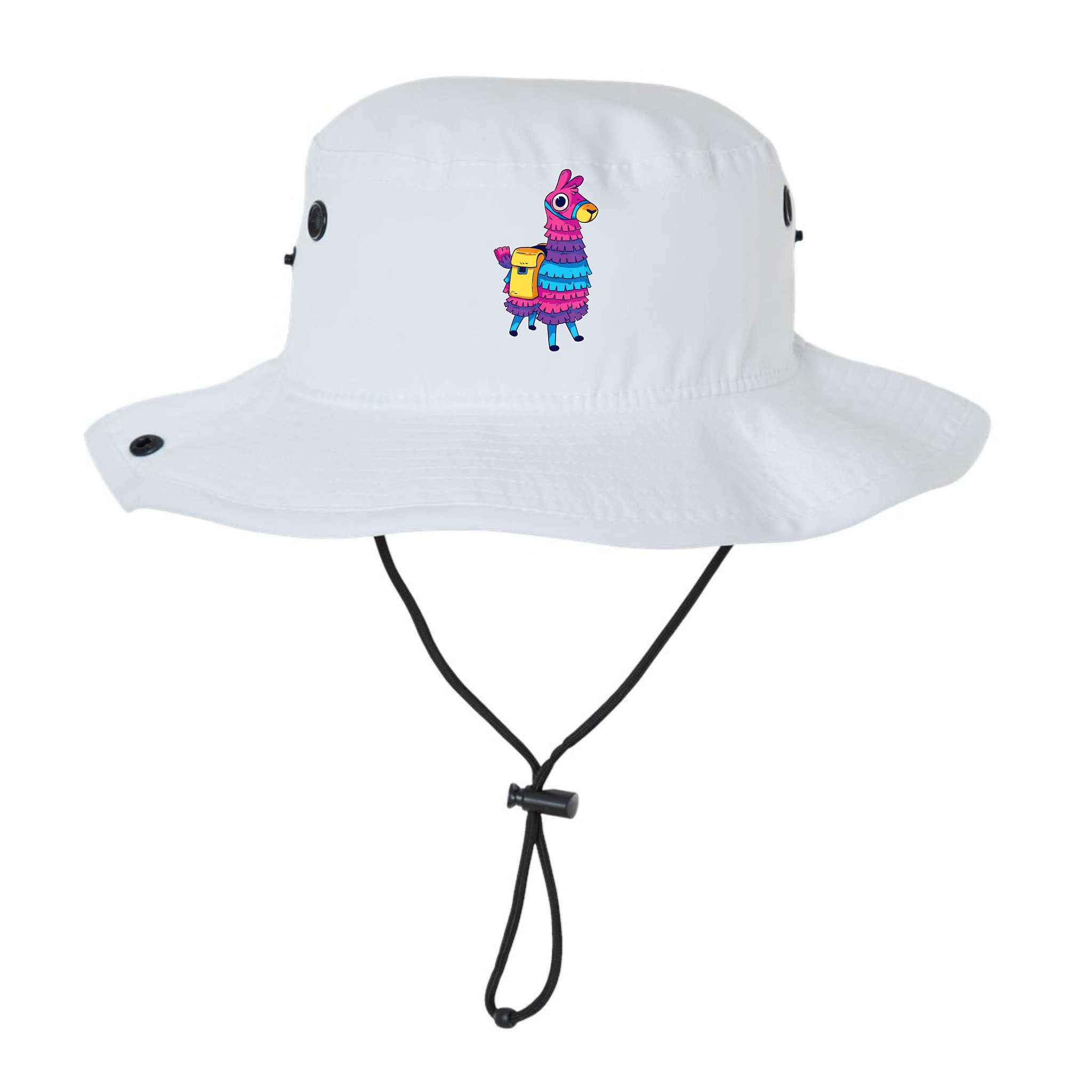 Funny Loot Llama Pinata With Yellow Saddlebag Bucket Hat