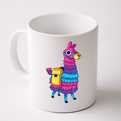 Funny Loot Llama Pinata With Yellow Saddlebag Mug