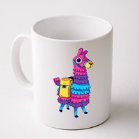 Funny Loot Llama Pinata With Yellow Saddlebag Mug