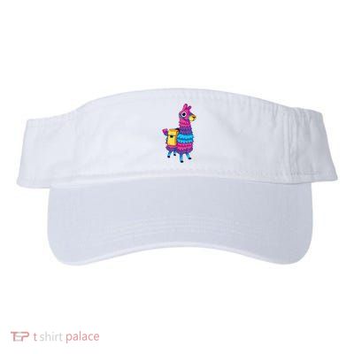 Funny Loot Llama Pinata With Yellow Saddlebag Visor