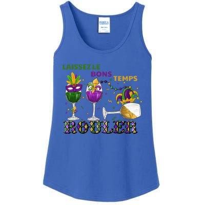 Funny Laissez Les Bons Temps Rouler Mardi Gras Ladies Essential Tank